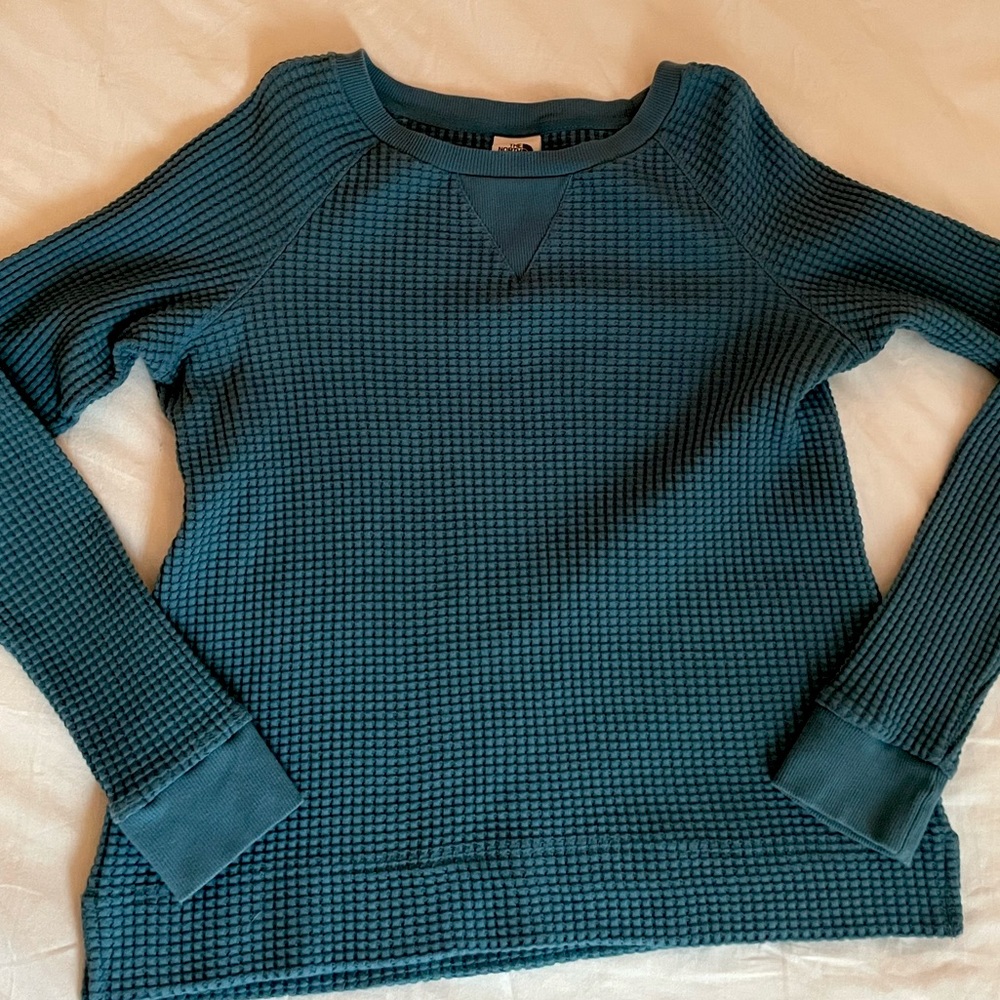 SOLD The North Face Waffle Knit Crewneck